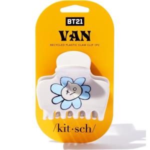 imageKitsch x Hello Kitty Medium Hair Clips for Women  Strong Hold Claw Clips for Thick or Thin Hair  Recycled Plastic NonSlip Durable  Ideal Gifts For Women  White with Red BowsVan