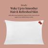 imageBridgerton x Kitsch Satin Pillowcase with Zipper for Hair amp Skin  Softer Than Silk Pillow Cases Smooth Cooling Satin Pillow Case WrinkleFree Pillow Cases Standard Size 19x26  WisteriaHello Kitty  Ivory