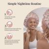 imageKitsch XL Satin Bonnet for Sleeping  Softer Than Silk Bonnet For Sleeping Women  Secure Fit Adjustable Night Cap For Curly amp Textured Hair  Prevents Breakage Tangles amp Thinning  AuraTerracotta Checker