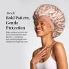 imageKitsch XL Satin Bonnet for Sleeping  Softer Than Silk Bonnet For Sleeping Women  Secure Fit Adjustable Night Cap For Curly amp Textured Hair  Prevents Breakage Tangles amp Thinning  AuraTerracotta Checker