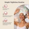 imageKitsch XL Satin Bonnet for Sleeping  Softer Than Silk Bonnet For Sleeping Women  Secure Fit Adjustable Night Cap For Curly amp Textured Hair  Prevents Breakage Tangles amp Thinning  AuraAura