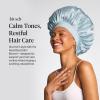 imageKitsch XL Satin Bonnet for Sleeping  Softer Than Silk Bonnet For Sleeping Women  Secure Fit Adjustable Night Cap For Curly amp Textured Hair  Prevents Breakage Tangles amp Thinning  AuraHaze Blue