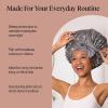 imageKitsch XL Satin Bonnet for Sleeping  Softer Than Silk Bonnet For Sleeping Women  Secure Fit Adjustable Night Cap For Curly amp Textured Hair  Prevents Breakage Tangles amp Thinning  AuraCharcoal