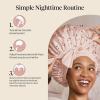 imageKitsch XL Satin Bonnet for Sleeping  Softer Than Silk Bonnet For Sleeping Women  Secure Fit Adjustable Night Cap For Curly amp Textured Hair  Prevents Breakage Tangles amp Thinning  AuraCherry Print