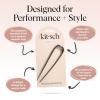 imageKitsch French Hair Pins for Women  Elegant amp Durable Metal French Pin for Updos Chignon Buns amp Twist Hairstyles  Secure Hold All Day Comfortable Fit  Ideal Gifts for Women Clam Shell 1pcHematite