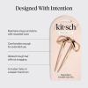 imageKitsch French Hair Pins for Women  Elegant amp Durable Metal French Pin for Updos Chignon Buns amp Twist Hairstyles  Secure Hold All Day Comfortable Fit  Ideal Gifts for Women Clam Shell 1pcMetal Bow Gold