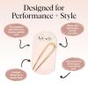 imageKitsch French Hair Pins for Women  Elegant amp Durable Metal French Pin for Updos Chignon Buns amp Twist Hairstyles  Secure Hold All Day Comfortable Fit  Ideal Gifts for Women Clam Shell 1pcGold